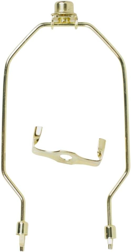 La103 9 in. Lamp Harp Brass