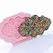 Floral Scroll Work Silicone Mold Food Safe Fondant, Gum Paste, Resin, Polymer Clay, Craft, Jewelry Food Mold.