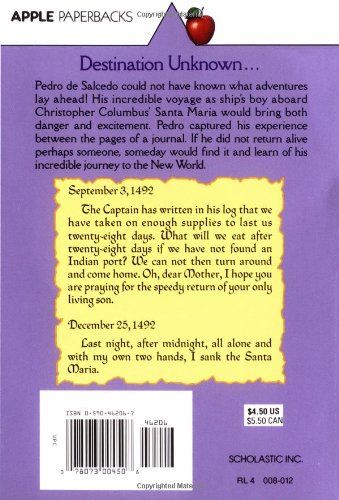 Pedro's Journal: A Voyage with Christopher Columbus, August 3, 1492 ...