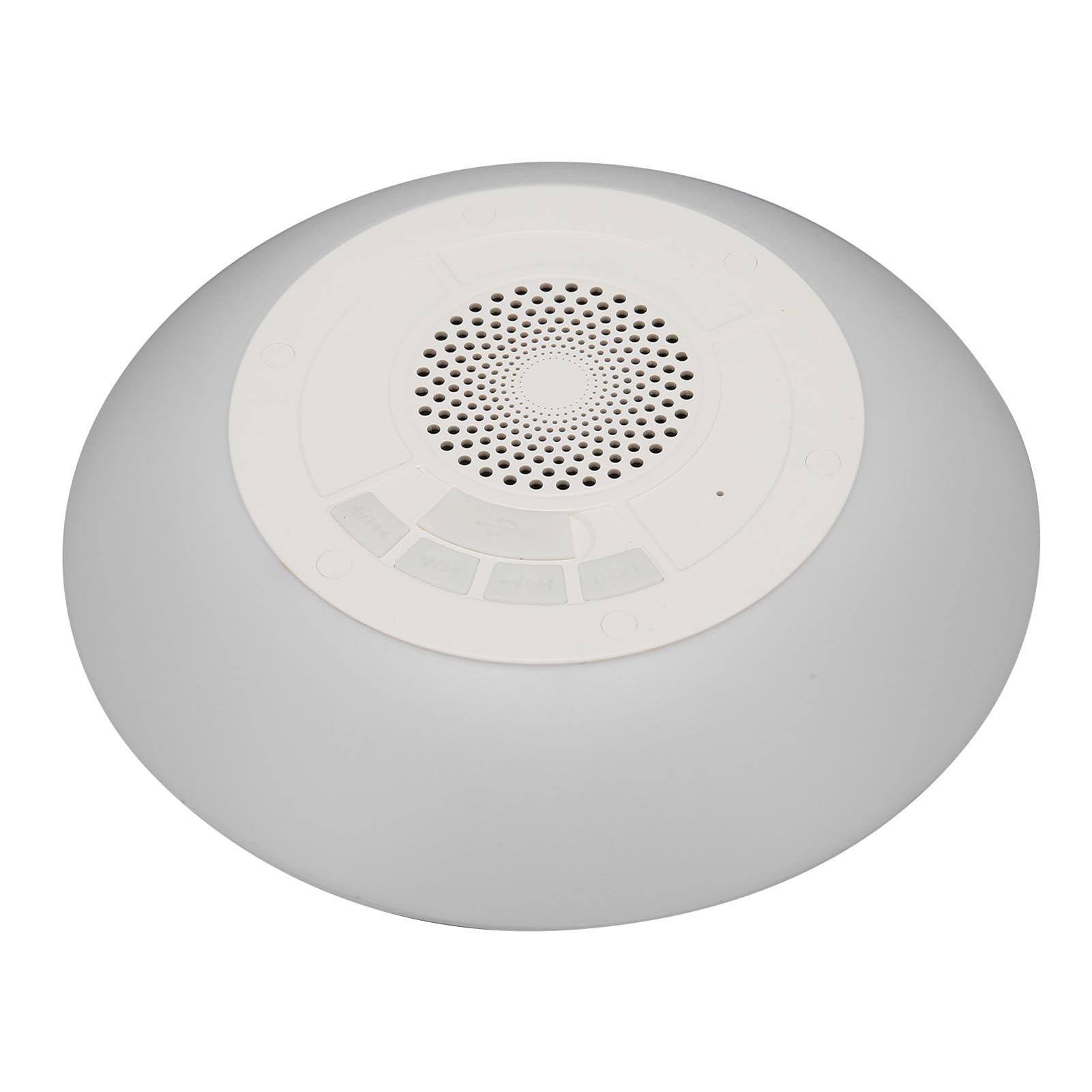 Focket Pool Speaker with Colorful Lights, IPX7 Waterproof Portable Wireless Bluetooth Speakers, Stereo Hot Tub Hands-Free Floating Speaker for Shower Bathtub, Outdoor, Swim, Built-in Mic