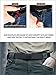 ALAIX Nylon Military Tactical Mens Waist Belt with Double Plastic buckles,One Size,Black-wave