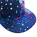 TOPTIE Unisex Snapback Hat/Flat Bill Baseball Cap, with Space Galaxy Printed-Colorful