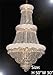 Gallery French Empire Crystal Chandelier Lighting H50 X W30 Good for Foyer, Entryway, Family Room, Living Room and More!