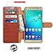 Galaxy S6 Edge Plus Case,Mulbess [Layered Dandy][Vintage Series][Coffee Brown] - [Ultra Slim][Wallet Case] - Premium Leather Flip Cover With Credit Card Slot for Samsung Galaxy S6 Edge+