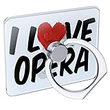 Cell Phone Ring Holder I Love Opera Collapsible