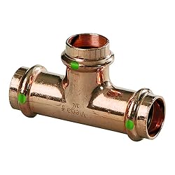 Viega 77377 ProPress Zero Lead Copper Tee with