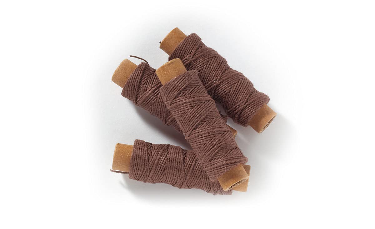 Occre Brown Cotton Yarn Thread 0.8mm, 2 Rollers (17035)