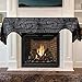 VIGLT Halloween Decorations Indoor, Black Lace Spider Web Fireplace Mantel Scarf Cover Party Decor
