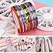 Nail Art Set, ETEREAUTY Nail Art Kit 15pcs Nail Art Brush, 30 Rolls of Striping Tape Gold Tweezer Gold and Silver Studs Decorations Nail Rhinestones Gold Nail Art Studs