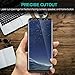 LK Screen Protector for Samsung Galaxy S8 Plus, [3D Curved] [Full Coverage] [Alignment Frame Easy Installation] [HD Clear] with Lifetime Replacement Warranty