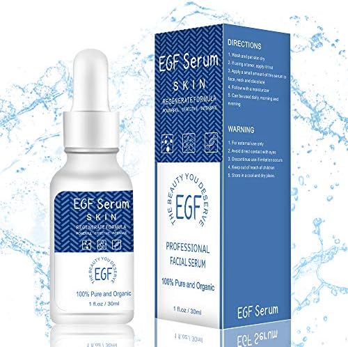 Vitamin C Serum - EGF Serum＆ Hyaluronic Acid Serum For Face Effective Antiaging Relieves Wrinkles And Brightens Skin Tone