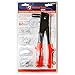Centurion RGK010 Professional Pop Rivets Gun With 60 Rivets – Rivet Nut Tool, 4 Different Nozzles and Wrench Included