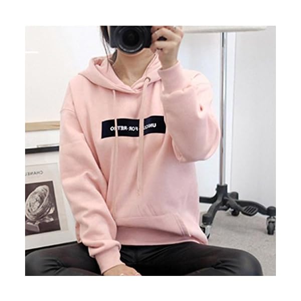 Goddessvan Plus Size Sweatshirt, Women's Long Sleeve Hoodie Sweatshirt Jumper Letter Printed Pullover Tops Blouse - Image 3