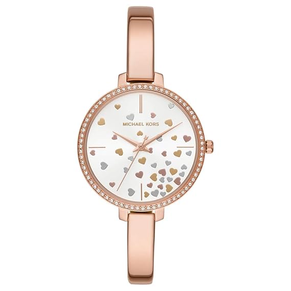 Michael Kors Damen Analog Quarz Uhr mit Edelstahl Armband MK3978