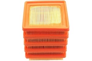 MOWFILL 5 Pack 4180 141 0300 Air Filter Replace for Stihl 4180-141-0300 41801410300 Compatible With STHIL KM91R KM131 FS89 FS91 FS111 FS131 FS311 FC96 String Trimmer Brushcutter Air Cleaner Element