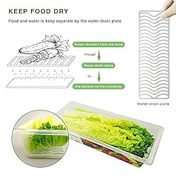 SILIVO Food Storage Containers for Fridge
