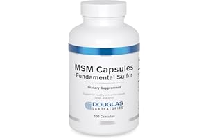 Douglas Laboratories MSM Capsules (Fundamental Sulfur) | Supports Joint, Connective Tissue, Hair, Skin, and Liver Health | 100 Capsules