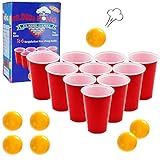 DR.DUDU Pong Cups and Balls Set, Giant Pong Game