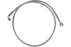 HILL COUNTRY CUSTOM CYCLES Hill Country Customs Front Stainless Braided Stock Length Brake Line for 1992-2003 Harley Sportster XLH883H XLH883/C/1200C models -HC-401061