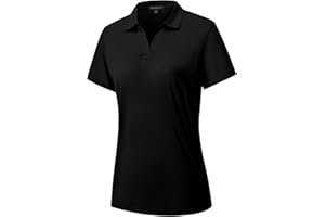 LEQILA Women's Polo Shirts Short Sleeve Quick Dry UPF 50+ Sun Protection Business Casual Collared Shirt Tennis Golf Shirt Work Tops