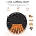 Robot Vacuum Cleaner, Mooka Auto Robotic Vacuum Cleaner with Powerful Suction, Self-Charging, Ultra Quiet, 2600mAH Battery for 2 hours, Suits Wooden/Tiled Floors & Light Carpets (Upgraded)