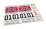 GENERAL LEE RC Car 1/10 10th Scale Duke of Hazzard Decals Stickers Full Kit Set Already Cut