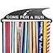 Gone For a Run | Runner's Race Medal Hanger Black