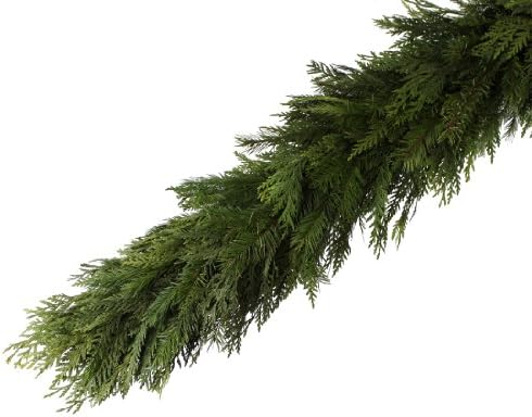 Fernhill Douglas Fir and Western Red Cedar Garland, 10-Feet