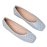 VFDB Women Summer Breathable Flats Low Heel Square