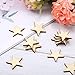 300 Pieces Wooden Stars Shape Unfinished Wood Stars Pieces Blank Wooden Cutouts Ornaments for Craft and Christmas Decoration(1 Inch)