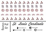St. Louis Cardinals - Waterslide Nail Decals - 50pc
