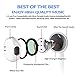 Earphones, Headphones with Microphone Earbuds Stereo Headphones and Noise Isolating Headset Compatible with iPhone Xs Max/XS/XR/iPhone 7/7 Plus iPhone 8/8Plus/X 10 iPad Earphones, Support All System