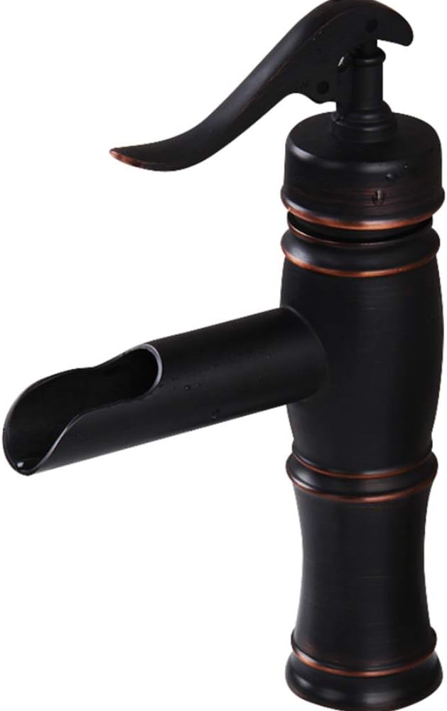 Messing Waschtischarmatur Wasserfall Retro - Einhebel Mischbatterie Für Bad & Küche