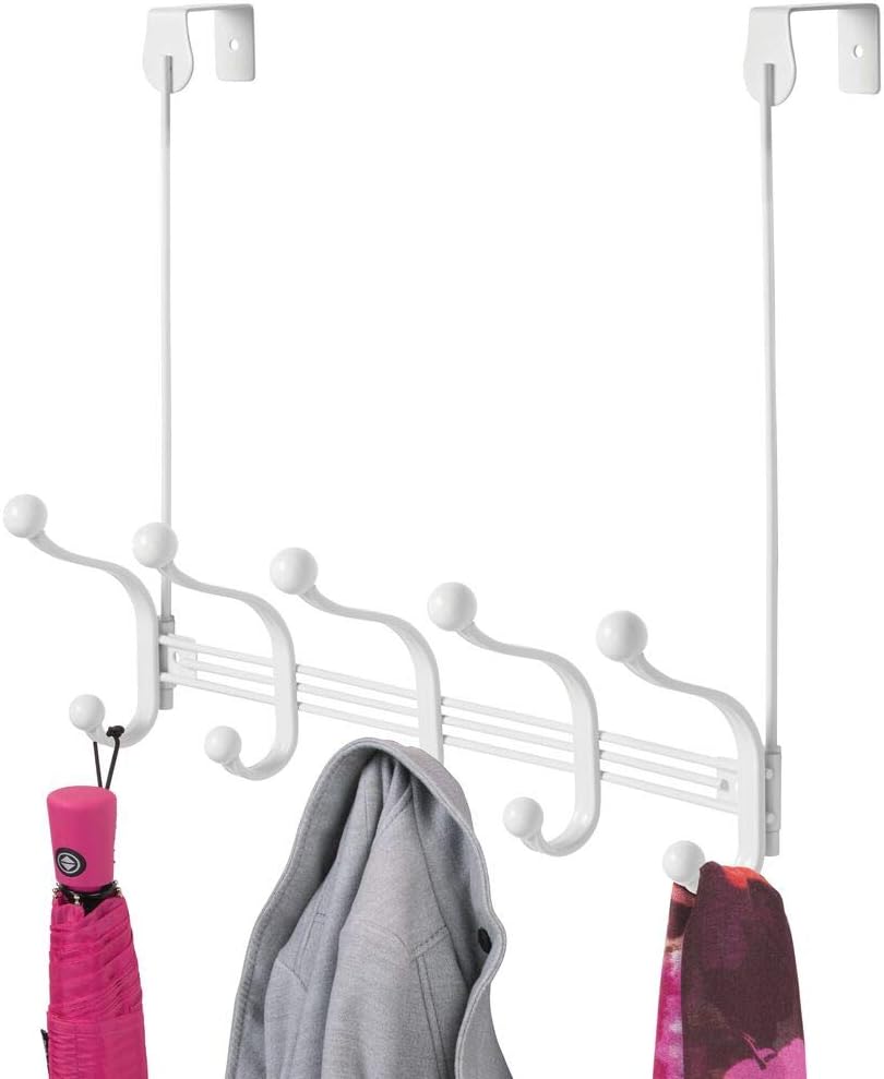 Percha De Pared Con 3 Ganchos Retráctiles, Percha De Pared, Perchas