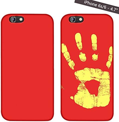 iPhone 6s/6 Case【4.7Inch】Magical Color Changing Thermal Sensor Fluorescent Thermal Heat Induction Matte Back Case (iPhone 6s/6)