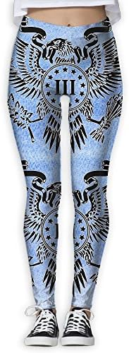 WomensPowerYogaPants Seal Of The III Percent Womens Yoga Pants Fitness Power Flex Leggings Digital Printed