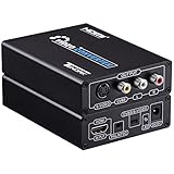 Tendak HDMI to Composite 3RCA AV S-Video R/L Audio Vdieo Converter Adapter Upscaler Support 720P/1080P with RCA/S-Video Cable for PC Laptop Xbox PS3 TV STB VHS VCR Camera Blue-Ray DVD