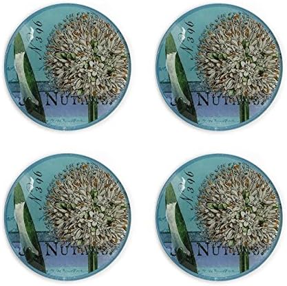 The Jay Companies Notion Botanique Bleu Canape Plates/Pillar Plates, Blue