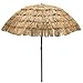 EasyGo 6.5' Thatch Patio Tiki Umbrella Tropical Palapa Raffia Tiki Hut Hawaiian Hula Beach Umbrella - BEST SELLING