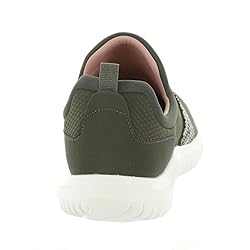 Clarks Women's Nova Way Sneaker, Dark Olive