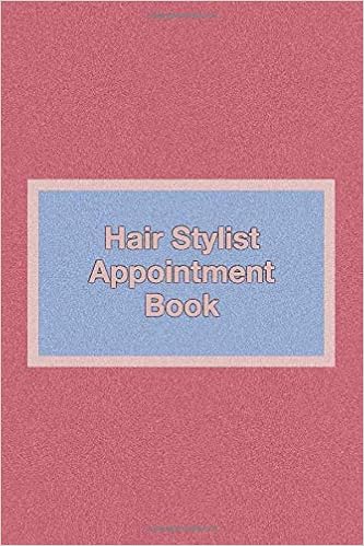 Hair Stylist Appointment Book Daily Planner For Hair Stylist