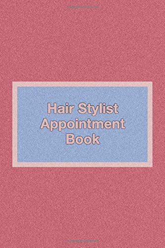 Hair Stylist Appointment Book Daily Planner For Hair Stylist