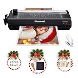 13 inches Laminator, Blusmart Multiple Function A3 Laminator with 25 Laminating Pouches, Paper Cutter, Corner Rounder Laminate for A3,A4,A5,A6