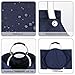Dalykate Large Laundry Basket 82L Collapsible Oxford Fabric Laundry Hamper Foldable Clothes Laundry Bag with Handles Waterproof Washing Bin Portable Dirty Clothes Basket for College Dorm, Family