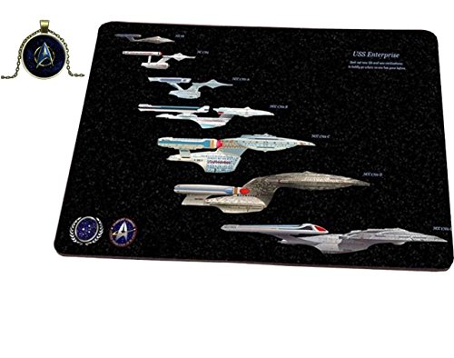 Star Trek Mousepad mouse pad-45 Starship Enterprise