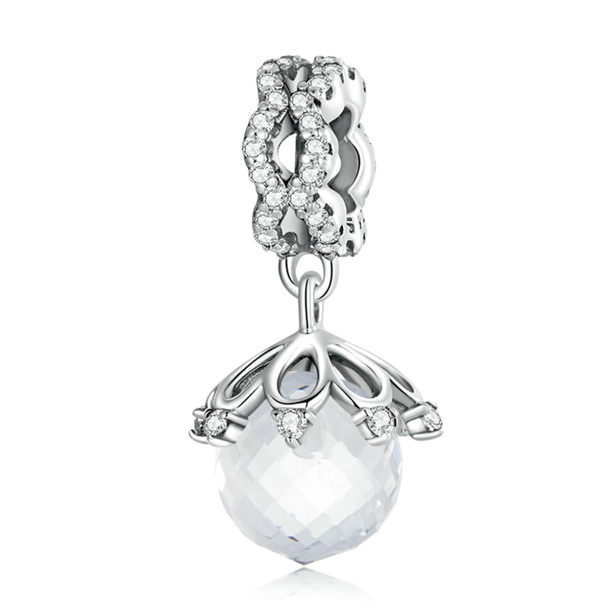 Star Charm 925 Sterling Silver Moon Charm Dangle Charm Love Charm Anniversary Charm for Pandora Charm Bracelet