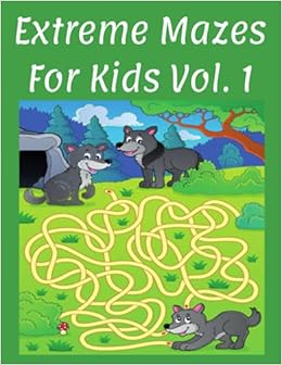 Amazon Com Extreme Mazes For Kids Vol 1 100 Maze Puzzles For Kids Maze Puzzle For Kids 8 5 X 11 Frame White Interior Design Matte Cover 9798545673186 Lover Maze Libros