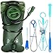 Hydration Bladder Packs 2 Liter Military Green Water Reservoir + Cleaning Kit