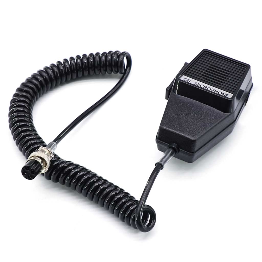 SHAWOROCE 4-Pin CB Speaker Microphone Replacement for FARUN FD508 Cobra 29LTD 29NW 19DXIV 29Lx 25LTD PR240 PR4250 MRHH100 MRHH200 Uniden PC78LTX Bearcat 980 PRO510XL PRO505XL CMX760 PRO530XL UH012