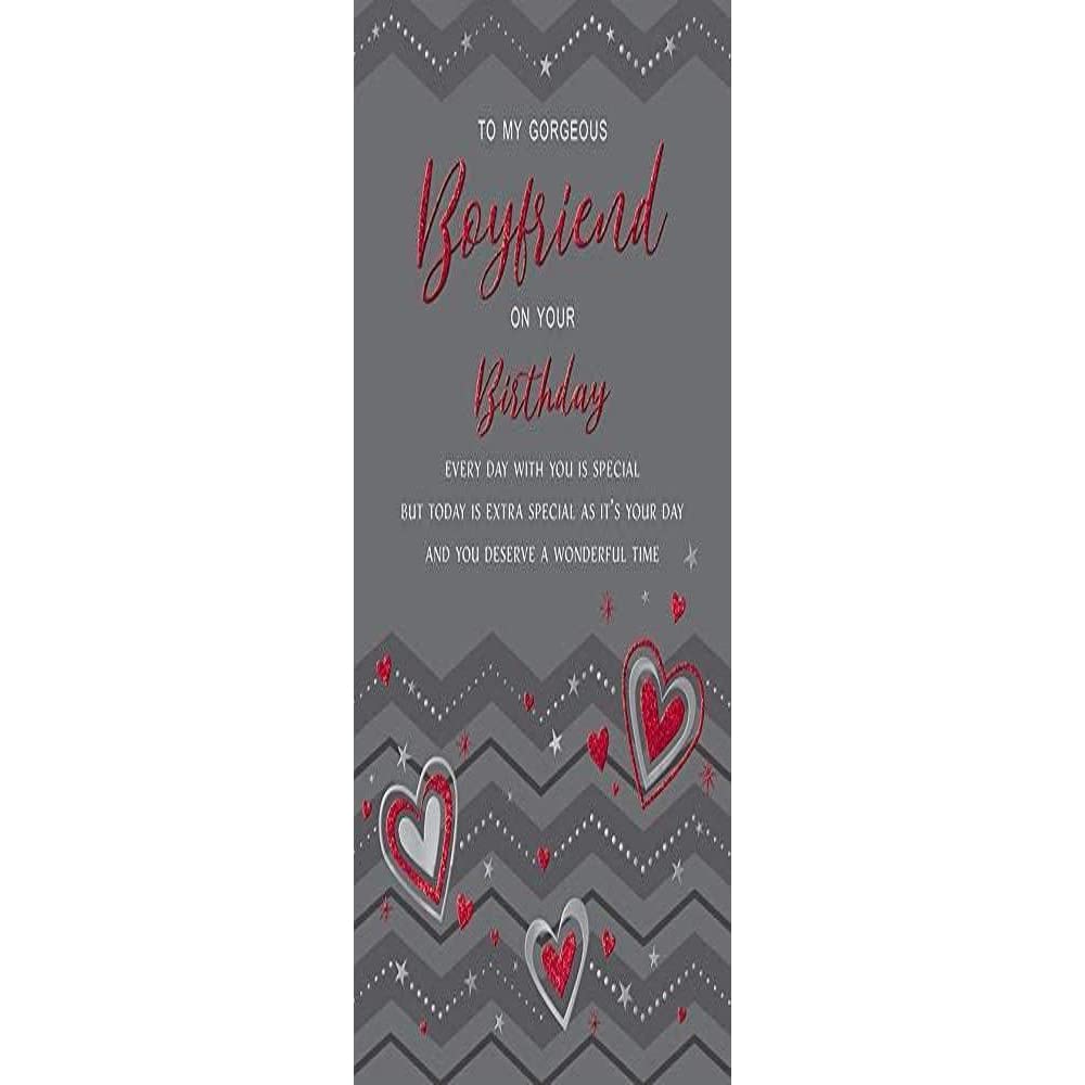 Regal Publishing Modern Birthday Card Boyfriend - 9 x 6 inches, C80753